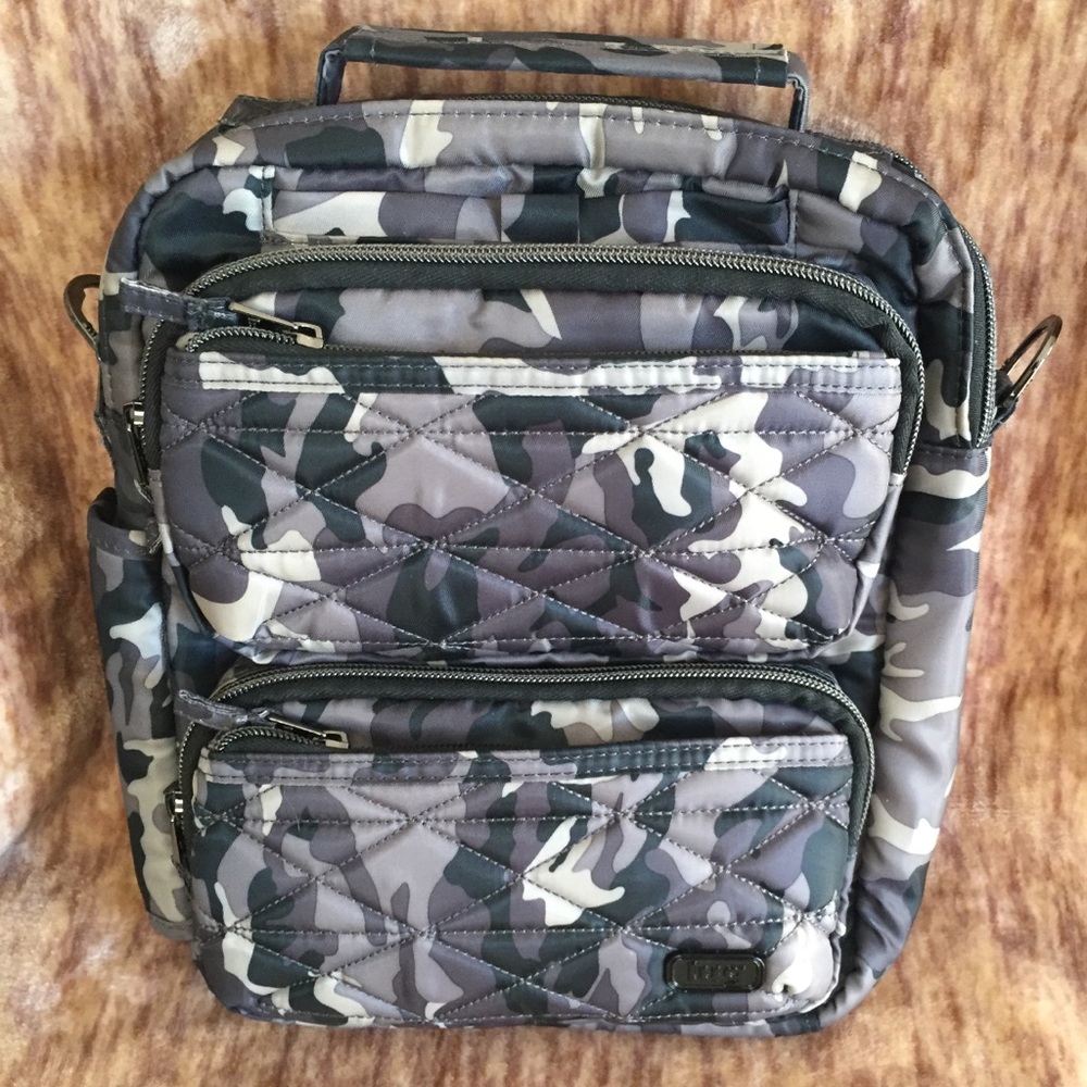 Lug Compass Camo Midnight Crossbody Bag